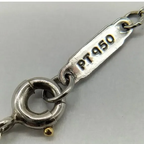 Tiffany and Co. Pendant Necklace  Solitaire Diamond Platinum - Picture 5 of 10